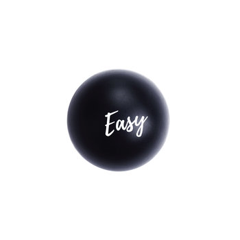 EASY FITNESS, Piłka do masażu Lacrosse, czarny - EASY FITNESS