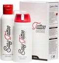 Easy Tattoo, Zestaw Do Tatuażu Easytattoo Krem, 100 ml + Żel, 125 ml  - Easy Tattoo