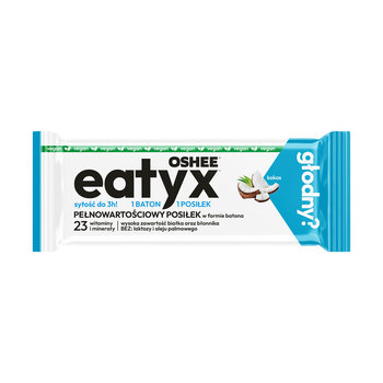 eatyx Baton Kokosowy, Pełnowartościowy Posiłek w Formie Batona, 60g - eatyx