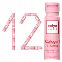 eatyx Labs Forever Kolagen shot do picia 5000mg z kwasem hialuronowym 12x80ml