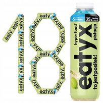eatyx Pełnowartościowy Wysokobiałkowy Posiłek Pistacja Bez Laktozy 500 ml x18
