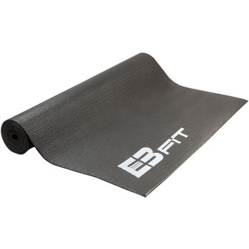 EB Fit, Mata do jogi antypoślizgowa, 173x61x0,5cm z torbą, czarna - EB Fit
