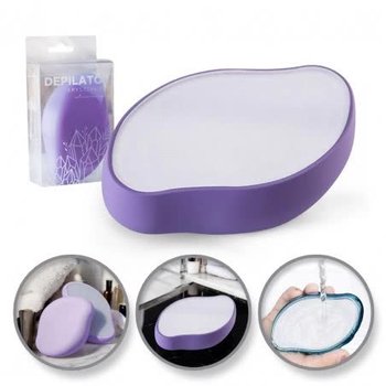Ecarla Ręczny Depilator Do Włosów Nano Kryształowy Fioletowy Dp02 - eCarla