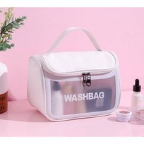 eCarla, Washbag, Kosmetyczka Rozkładana, Kuferek, Biały eCarla