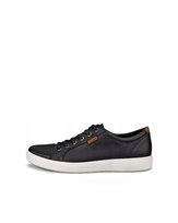 ECCO SOFT 7 MĘSKIE BUTY SPORTOWE SKÓRZANE CZARNE NISKIE 47 6KA Ecco