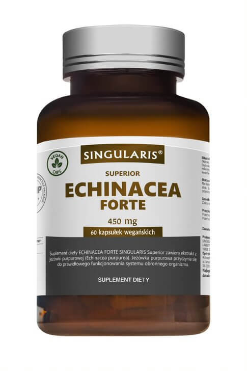 Zdjęcia - Witaminy i składniki mineralne Forte Echinacea , Suplement diety Superior 450mg, 60 kaps. 
