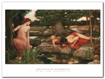 Echo And Narcissus plakat obraz 80x60cm - Wizard+Genius