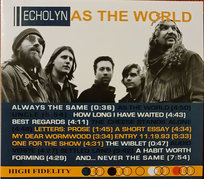 Echolyn - As The World (CD+DVD) Echolyn
