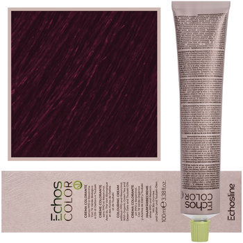 Echosline, Estyling Echos Color, kremowa, trwała farba do włosów z woskiem pszczelim 100ml 6,26 Fioletowy Czerwony Jasny Kasztan - Echosline Estyling