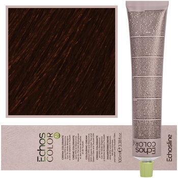Echosline, Estyling Echos Color, kremowa, trwała farba do włosów z woskiem pszczelim 100ml 6,4 Miedziany Ciemny Blond - Echosline Estyling