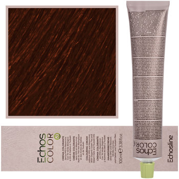 Echosline, Estyling Echos Color, kremowa, trwała farba do włosów z woskiem pszczelim 100ml 7,4 Miedziany Średni Blond - Echosline Estyling