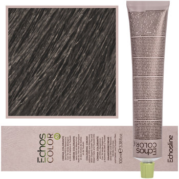 Echosline, Estyling Echos Color, kremowa, trwała farba do włosów z woskiem pszczelim 100ml ASH Popielaty - Echosline