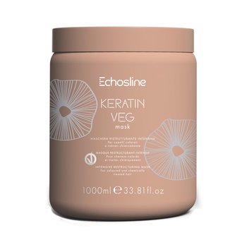 Echosline, Keratin Veg, Regenerująca Maska Do Włosów, 1000ml - Echosline