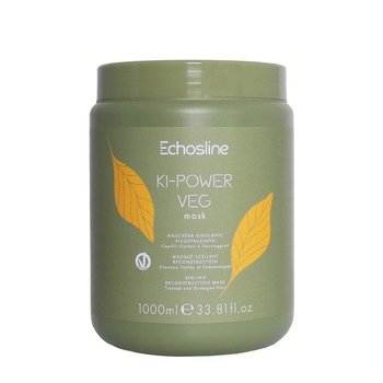 Echosline, Ki-Power Veg Mask, Intensywnie odbudowująca maska do włosów, 1000 ml - Echosline