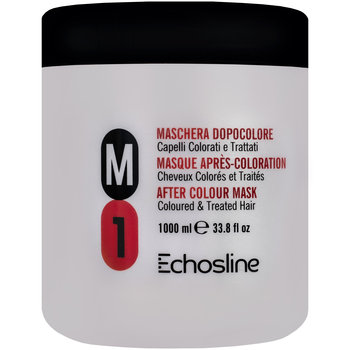 Echosline M1 After Colour Mask - odżywcza maska do włosów farbowanych i po zabiegach koloryzacyjnych z Wit. E, 1000 ml - Echosline