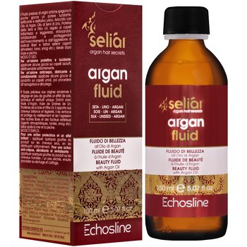 Echosline Seliar Argan Fluid, Fluid do włosów z olejkiem arganowym, nawilża, odżywia ułatwia rozczesywanie, 150 ml - Echosline