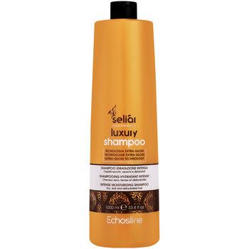 Echosline, Seliar Luxury, Intensywnie nawilżający szampon do włosów suchych matowych z olejkami i jedwabiem, 1000 ml - Echosline