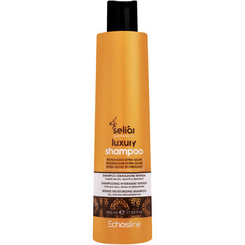 Echosline, Seliar Luxury, Intensywnie nawilżający szampon do włosów suchych matowych z olejkami i jedwabiem, 350 ml - Echosline