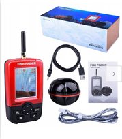 Echosonda Bezprzewodowa Wędkarska, Sonar Kolorowy Wyświetlacz Xj01