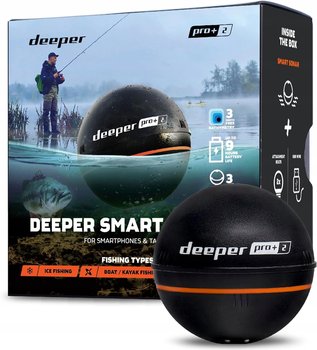 Echosonda Deeper Pro+2 wykrywacz ryb GPS ITGAM1080 czarny - Deeper