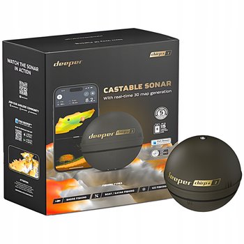 Echosonda Wędkarska DEEPER Smart Sonar CHIRP PLUS 3 + Osłona Nocna + GPS - Deeper