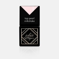 Eclair Nail Pearl Milkshake Top No Wipe 7ml - Mleczny Top Hybrydowy Z Drobi Eclair