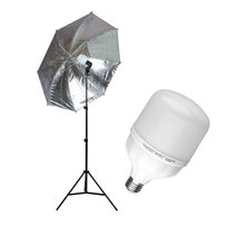 Ecliptic™ studyjna lampa 100 LED z parasolką 84cm