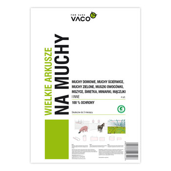 ECO Lep na muchy duży (60cm x 30cm) - 4 szt. - VACO Retail