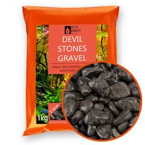 Eco Plant Devil Stones 1Kg - Kamienie Czarne Otoczak 20-50Mm