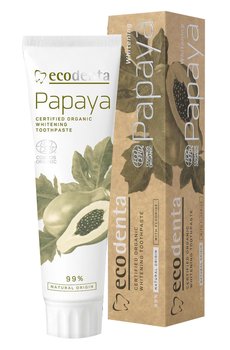 Ecodenta, pasta do zębów wybielająca Papaya, 100 ml - Ecodenta