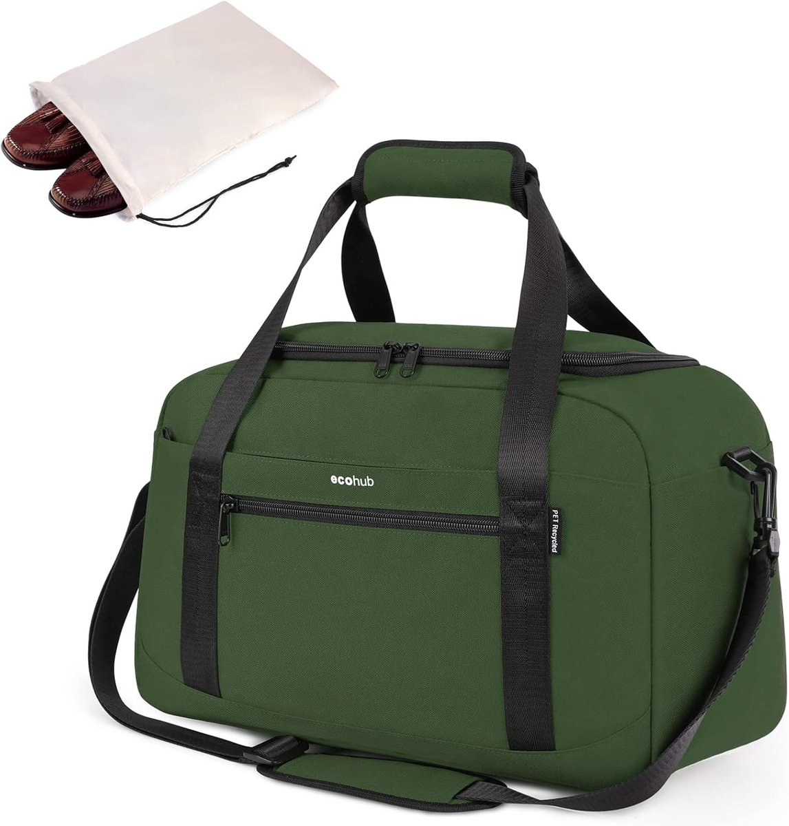 Torba Ruanair ECOHUB 20L Torba podróżna zielona wodoodporna dla Ryanair 40x20x25 ...