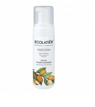 Ecolatier, Pianka Do Mycia Twarzy, Rewitalizująca I Odżywcza Organiczna Argana, 150ml - Ecolatier