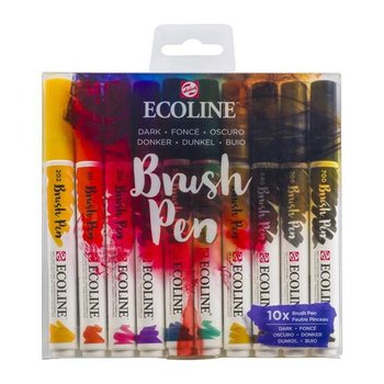 Ecoline Brushpen Set 10 Dark - BRUSHPEN