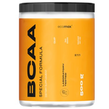 Ecomax, Suplement diety, BCAA, 500 g - Ecomax