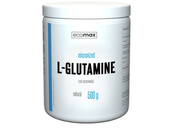 Ecomax, Suplement diety, L-Glutamine, 500 g - Ecomax