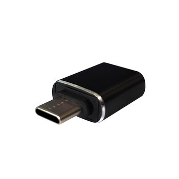 ECONOMY ADAPTER HOST OTG TYP-C DO USB CZARNY USB-C - Zamiennik/inny