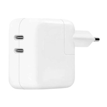 Economy Ładowarka Sieciowa 35W Biała Faston 2Xpd Pd + Kabel Typ-C Do Typ-C - Inny producent