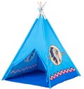 Ecotoys, namiot dla dzieci Tipi Wigwam, niebieski - Ecotoys