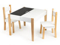 Ecotoys, Stolik z dwoma krzesłami, Zestaw mebli dla dzieci  - Ecotoys