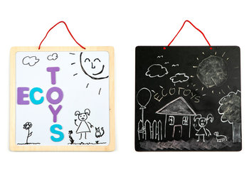 Ecotoys, tablica edukacyjna, 3w1  - Ecotoys