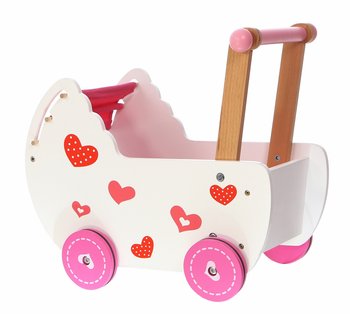 Ecotoys, wózek dla lalek z pościelą - Ecotoys