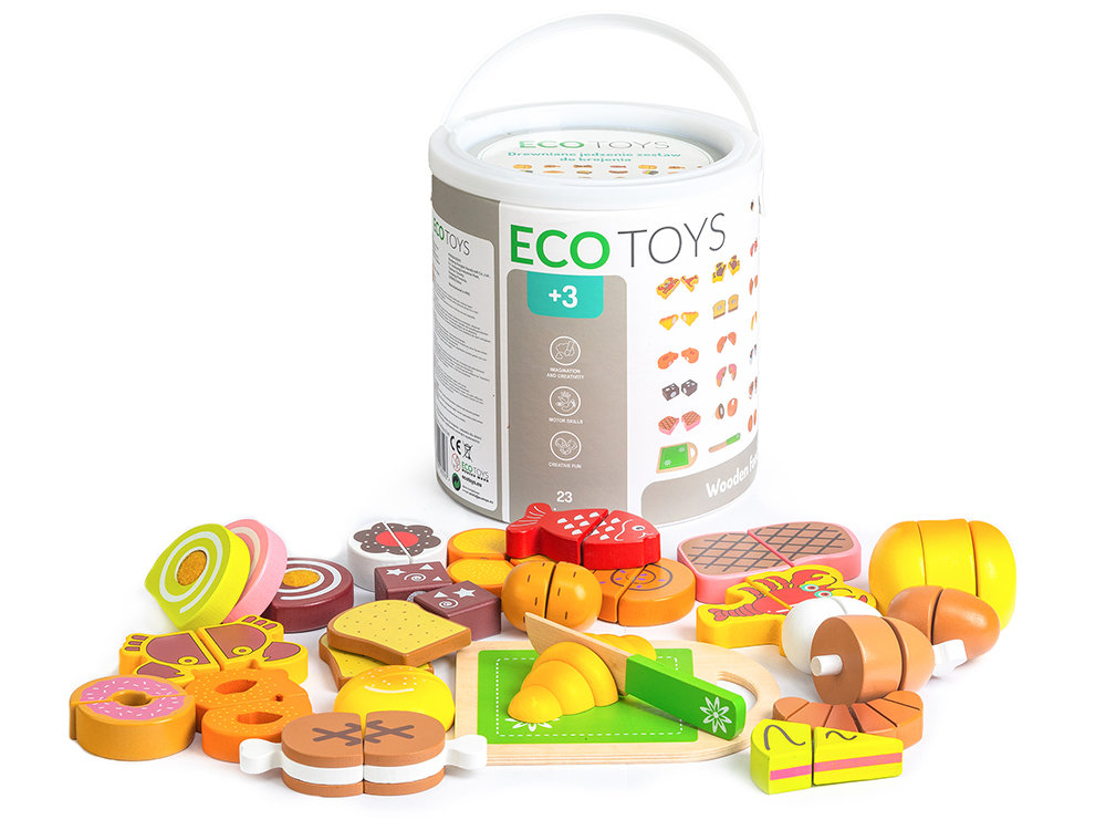Ecotoys, zabawka edukacyjna Produkty do krojenia