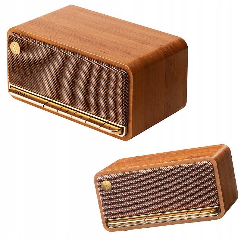 Edifier Mp230 Brązowy Głośnik Bluetooth Retro Usb Aux Microsd-Zdjęcie-0