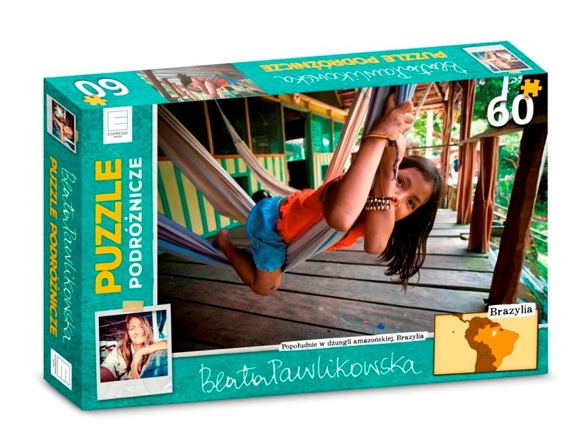 Edipresse, puzzle, podróżnicze Brazylia, 60 el.