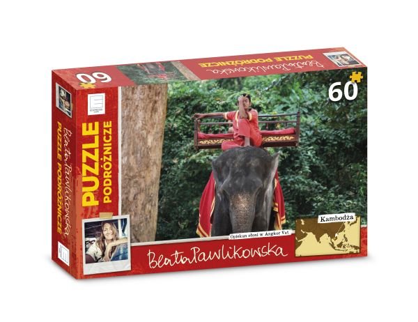 Edipresse, puzzle, podróżnicze Kambodża, 60 el.