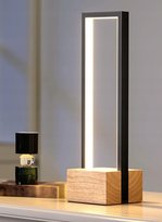 EDISHINE lampka stołowa LED 6W, matowa, nowoczesna lampka nocna