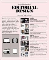 Editorial Design: Digital & Print Zappaterra Yolanda, Caldwell Cath