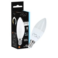 Edo Solutions, Żarówka Bari Led 6,5w Cw Świeczka, E14, 6500k, 600lm, 220-240v
