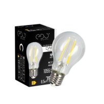 Edo Solutions, Żarówka Dekoracyjna Dari Led Filament 8,5w, E27, 4000k, 1055lm, 230v, Clear A60