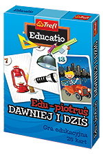 Edu-Piotruś Dawniej i Dziś, gra edukacyjna, Trefl